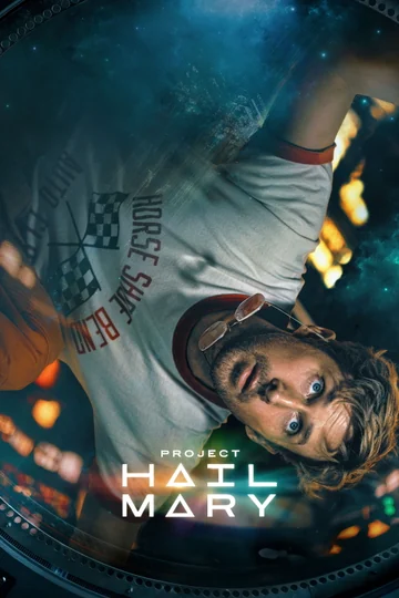 Project Hail Mary poster, illustrative artwork